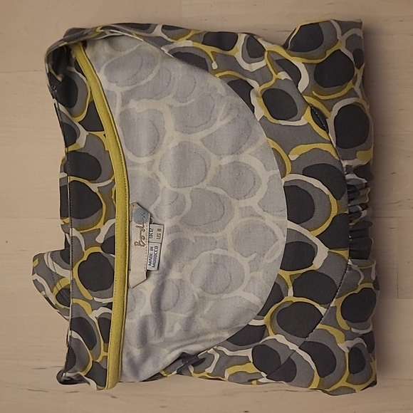 EUC Boden Mod Print Mini Dress Grey, White, Yellow - Picture 14 of 15